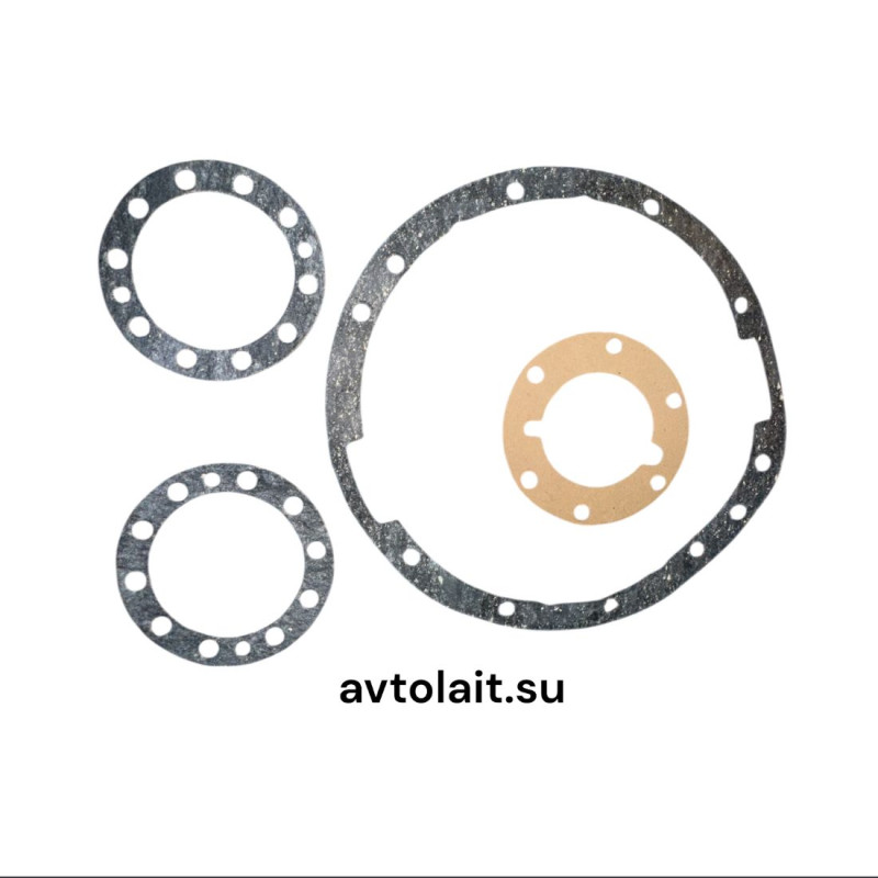Комплект прокладок ГАЗ-53 моста заднего (4шт.) паронит