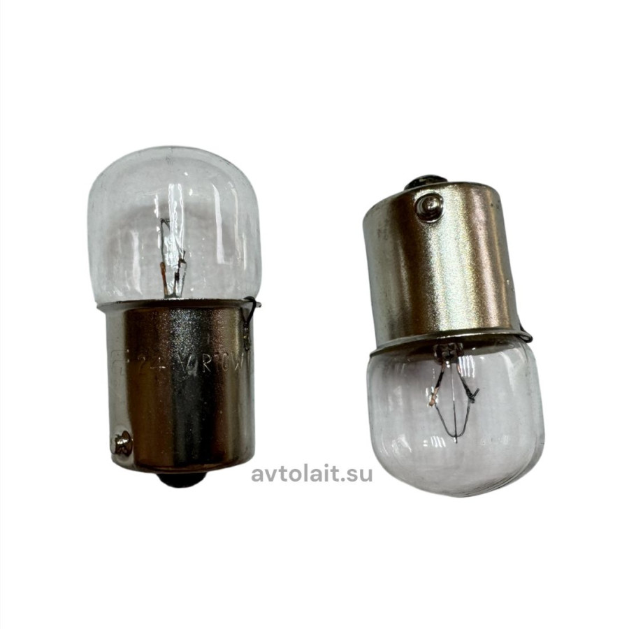 Лампа автом. 24V R10W BA15d