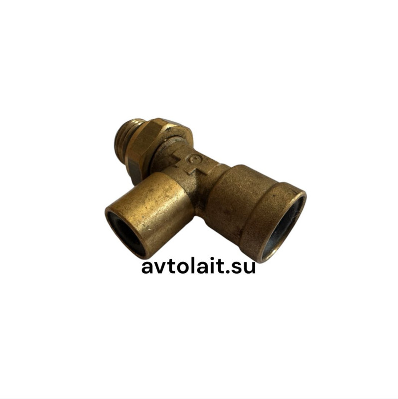 Соединитель трубки ПВХ, полиамид d=8мм-12мм (наружная резьба) М16х1.5 тройник латунь