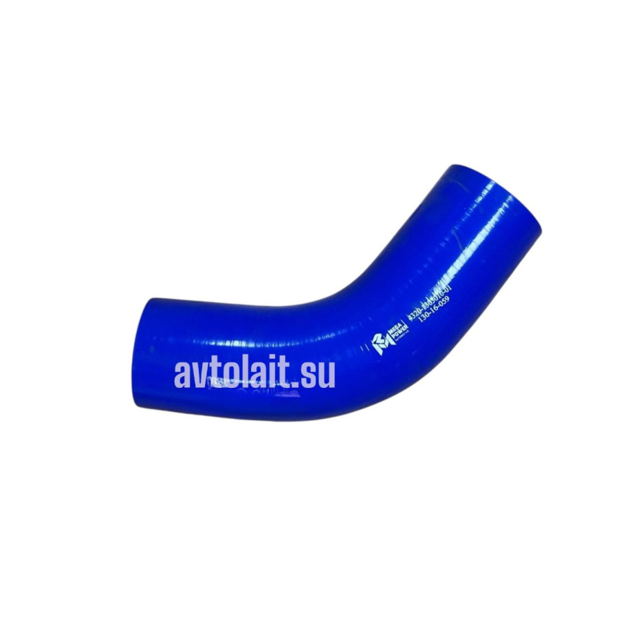 Патрубок УРАЛ радиатора верхний (d=60) силикон