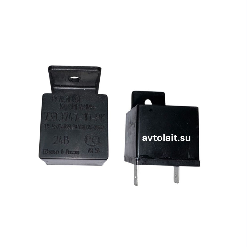 Реле зуммер 24V штыревое подключение, продольные пазы