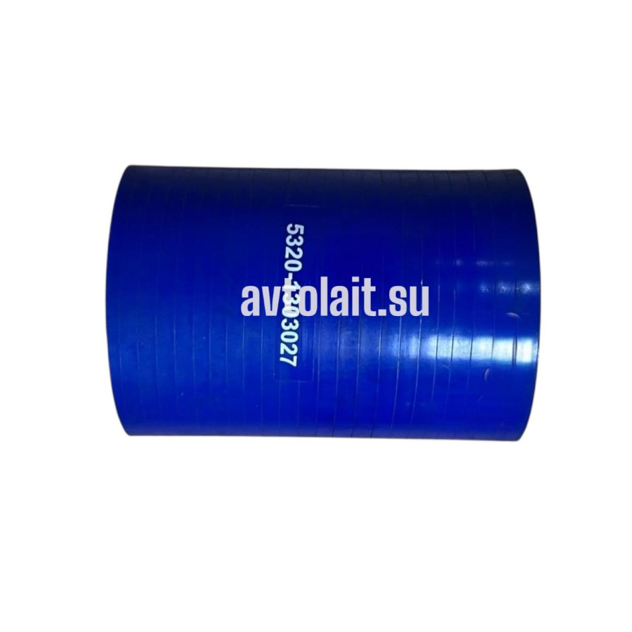 Патрубок КАМАЗ радиатора нижний (70*120) силикон