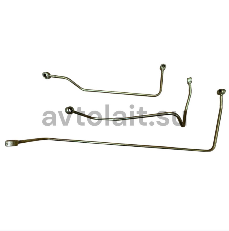 Трубка топливная КАМАЗ-ЕВРО-1 низкого давления 3шт.