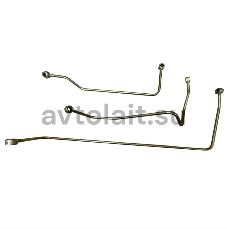 Трубка топливная КАМАЗ-ЕВРО-1 низкого давления 3шт.