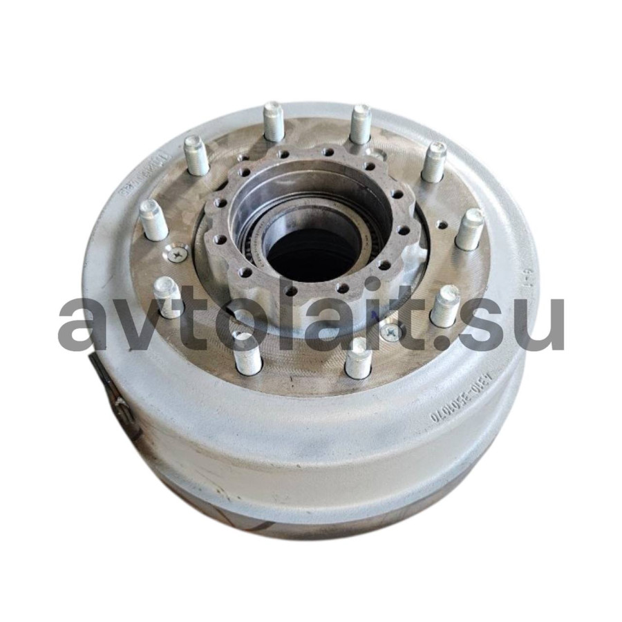 Ступица передняя с тормозным барабаном в сборе Камаз