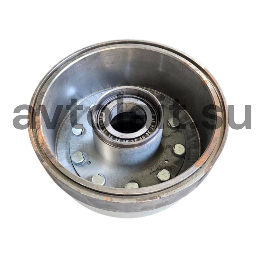 Ступица передняя с тормозным барабаном в сборе Камаз